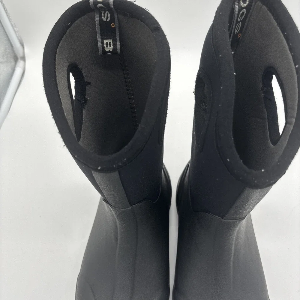 BOGS Classic High Waterproof Insulated Boots Youth Size 3 Black Winter Rain Snow